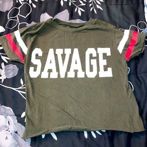 On fire short sleeve